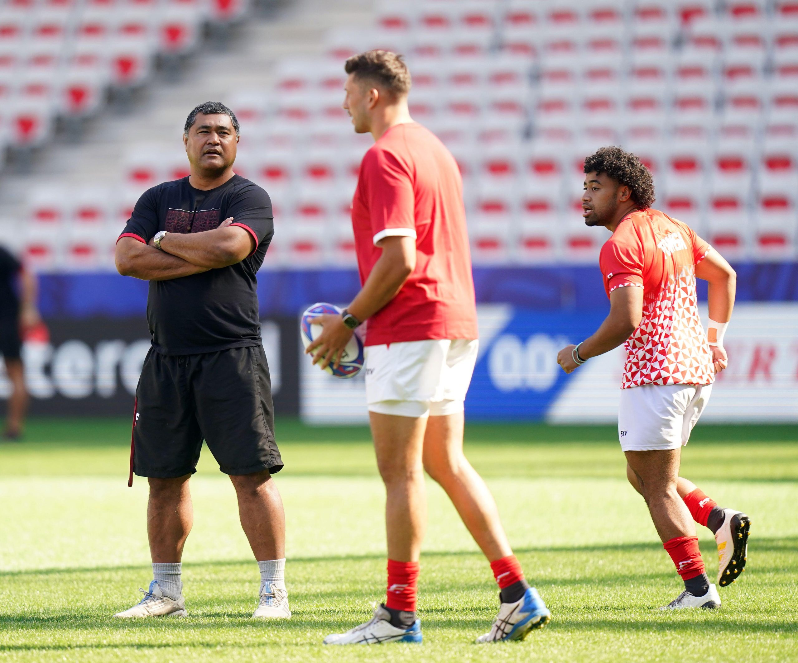 Toutai Kefu at Rugby World Cup 2023