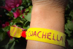 Coachella Music Festival wrist band